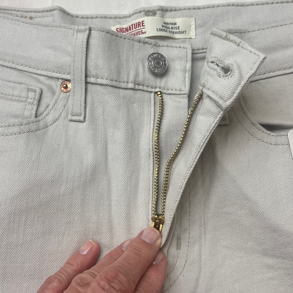 Levi’s Heritage 31" Loose Fit, High Waisted Straight Leg Women's Jeans Size 4/26 - Picture 6 of 11